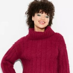 Women's‎ Ribbed Turtleneck Sweater